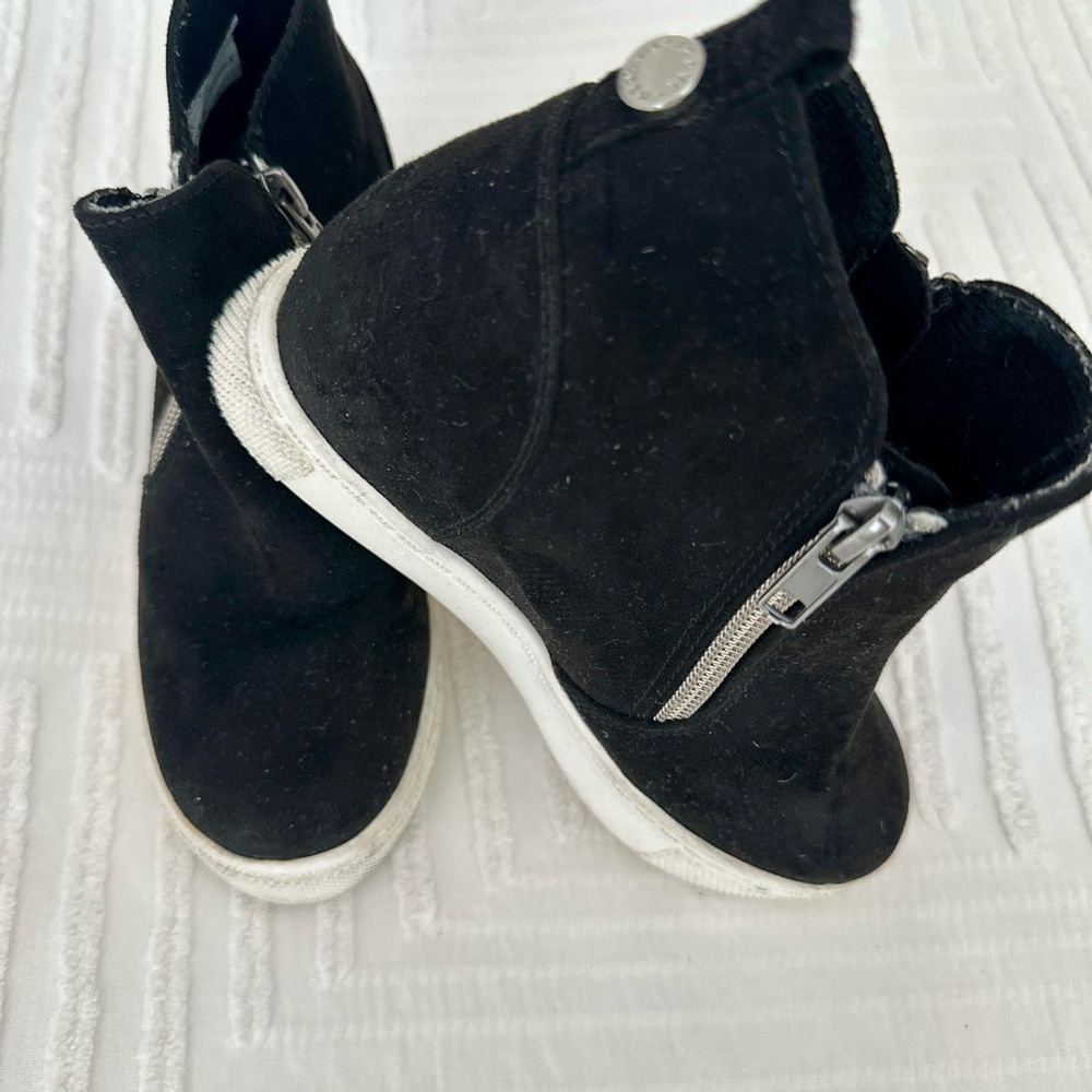 Steve Madden Girls Black Suede Boots Size 1